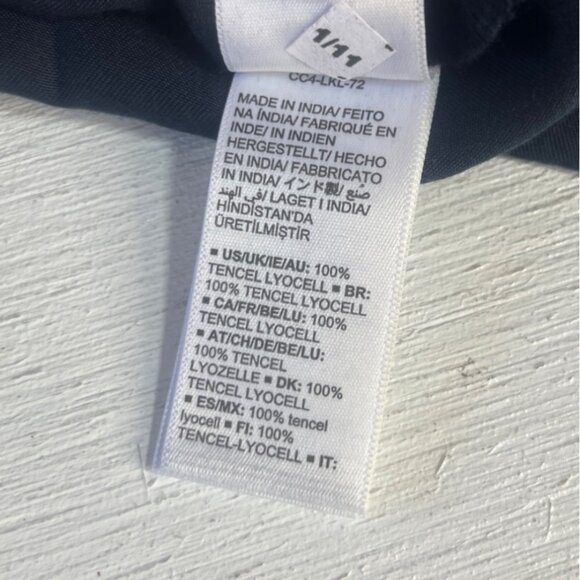 The Drop Relaxed Pocket Shirt Button Front Womens Large Blue New - Picture 7 of 10